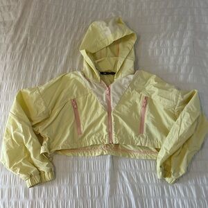 Zara Cropped Hooded Windbreaker